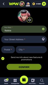 4. step - Confirm account